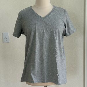 Classic Gray V-Neck Women's Tee